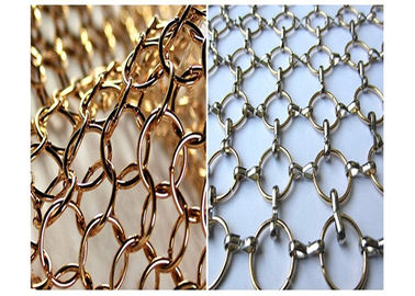 Stainless Steel Decorative Wire Mesh 0.5mm-8mm Dia Woven Panel