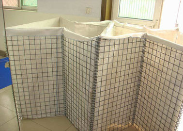 Galfan Coated Welded itary Defensive Barriers Defebsive Bastion With Sand For Defensive Wall