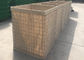 Sand Filled Modern Military Hesco Barriers With Brown Geotextile , ISO Passed