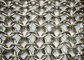 Stainless steel wire mesh screen, decorative ring mesh curtains for building