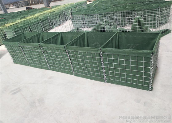 Galvanized Iron Wire Defensive Bastion Barrier System 3.0mm 50x50mm