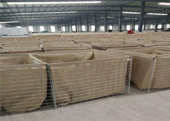 Defensive 76.2x76.2mm Defensive itary Bastion Wall Hot Dipped Galvanized