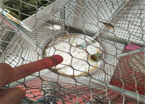 2mm Stainless Steel Cable Netting 7x7 for Zoo Aviary Mesh