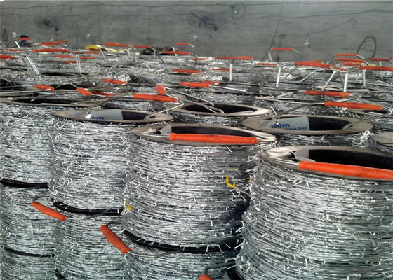 Galvanized Barbed Wire 14 Gauge 1.6mm-3.2mm 200m-500m Coil