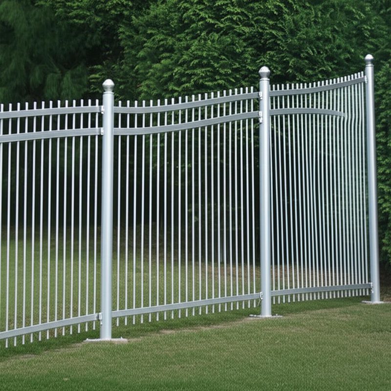 High Durability Roll Top Fencing Residential Galfan Coated Powder ...