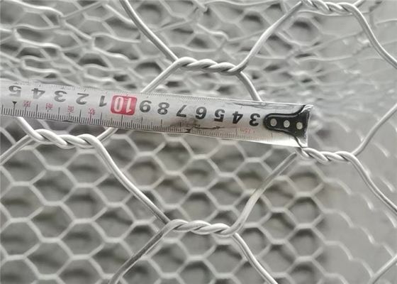PVC Coated Galvanized Gabion Baskets 2x1x1m Hexagonal Mesh