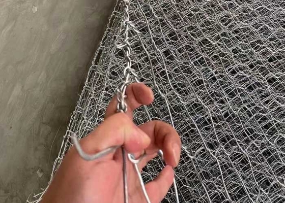 2.8mm Pvc Coated / Galvanised Gabion Baskets Rust Resistance