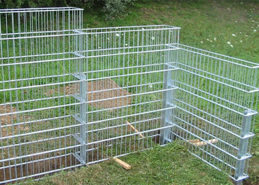 Galfan Coated Welded Mesh Gabions Corrosion Resistance For Soil Protection